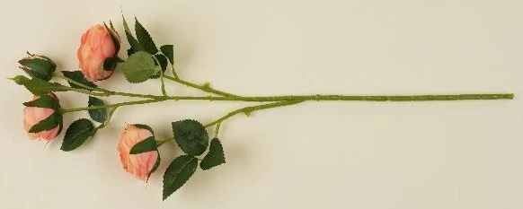 Garden Rose Stick 3Head 3 Buds
